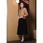 Setelan Ardini Mustard dan Felice Black