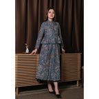Setelan Mustika dan Gita Maxi Dot Blue