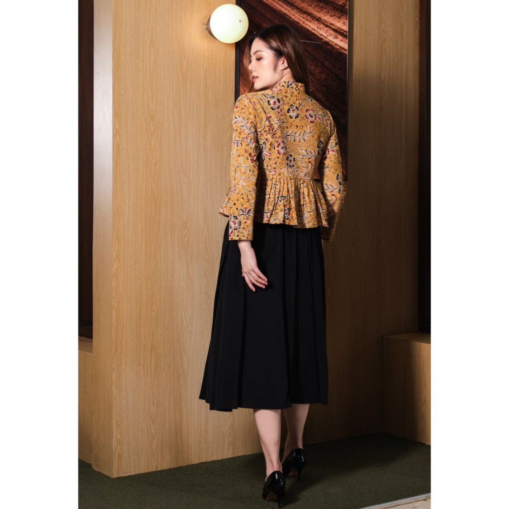 Setelan Mustika Mustard dan Felice Black