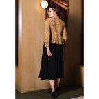 Setelan Mustika Mustard dan Felice Black